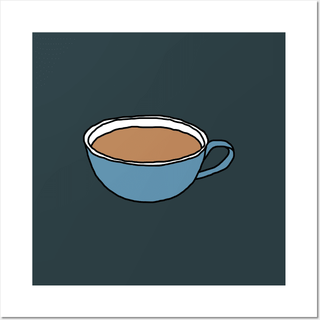 Food Cup of Hot Chocolate Wall Art by ellenhenryart